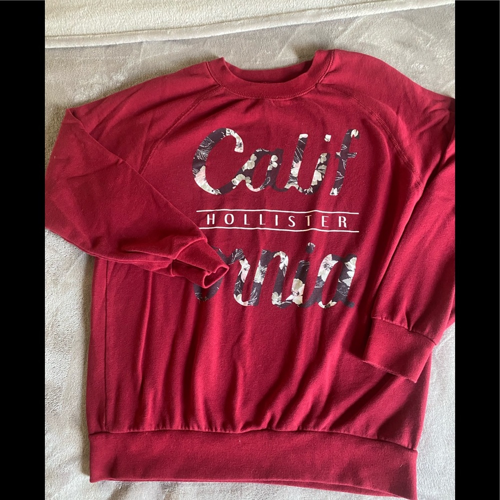 HOLLISTER xs women’s red sweater pullover